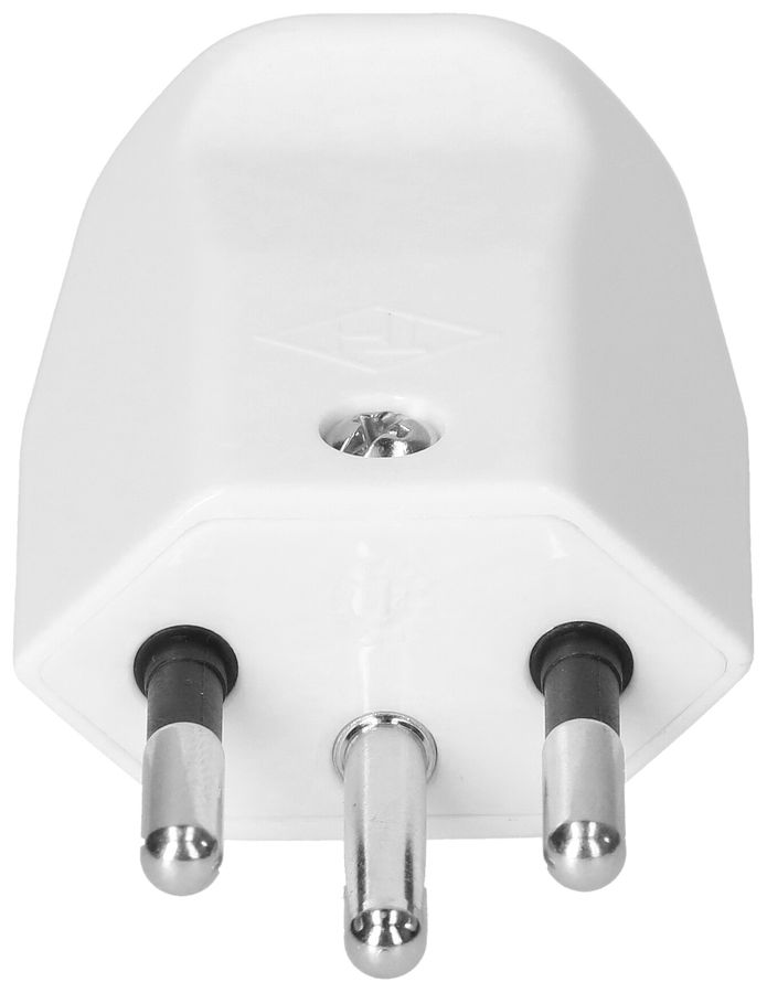 fiche TH type 12 3 pôles blanc pour diamètre du câble 6.0-10.5mm