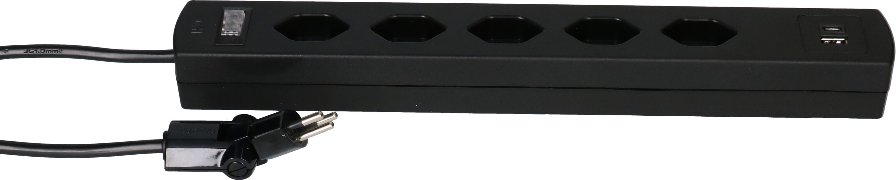 multip. Safety Line 5x type 13 90° BS nr interr. USB aim. 2m cli.