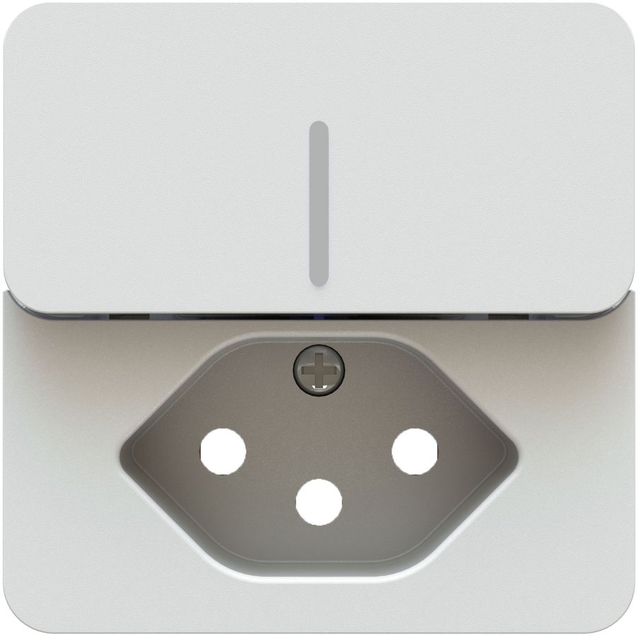 Kleinkombi Schalter/Taster Frontl. / Typ 13 Frontpl. priamos ws