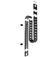 garniture serpentine de câble 1 Qube 1.27m noir RAL9005