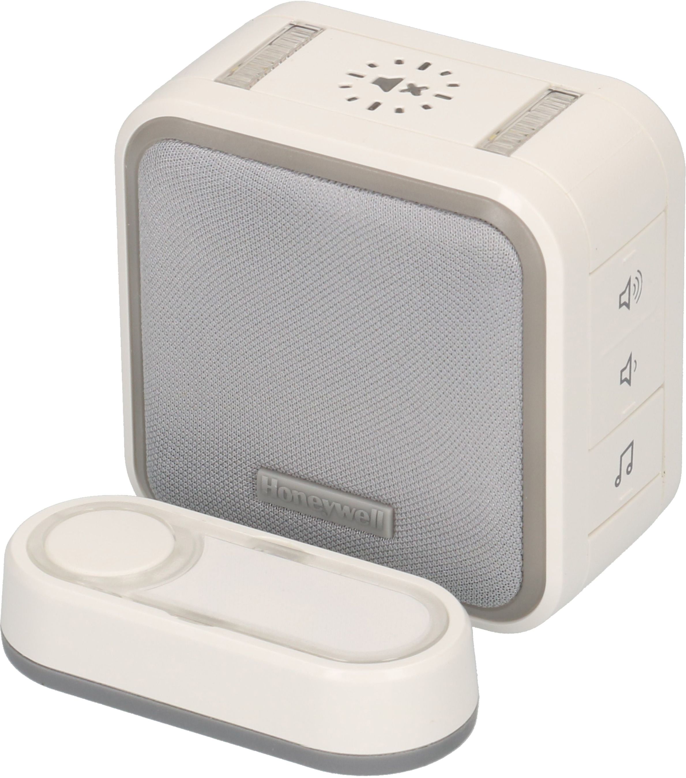 Gong-Kit drahtlos RW=150m weiss Eurostecker LED-Blitz Lichtring