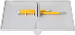 couvercle à enficher priamos Design 130x130mm sortie de câble gr