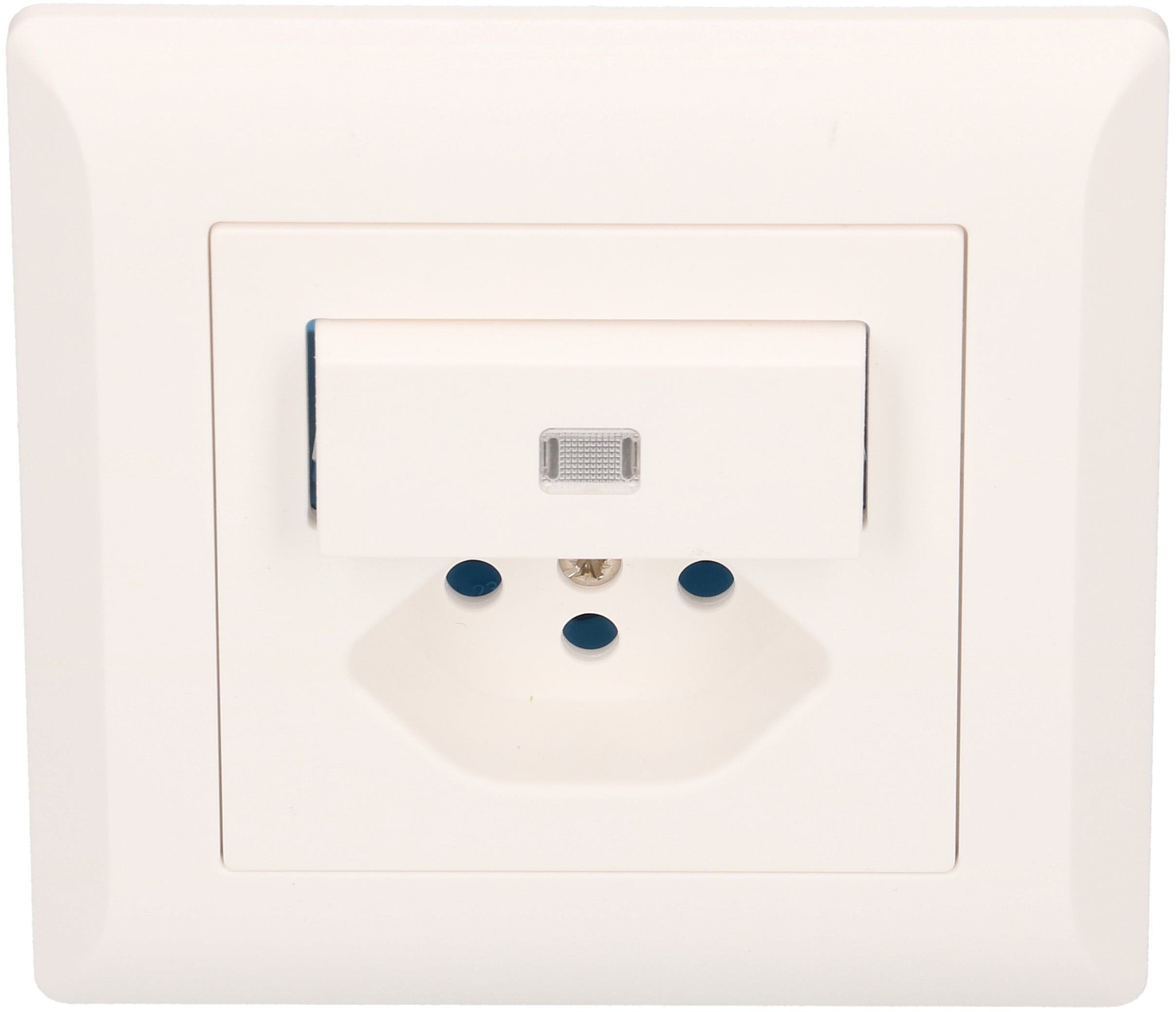 Kleinkombi A/R gelb beleuchtet / Typ 13 UP Kallysto weiss