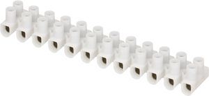 barrete de bornes EKL 1 S 1.5-6mm2 12 pôles blanc