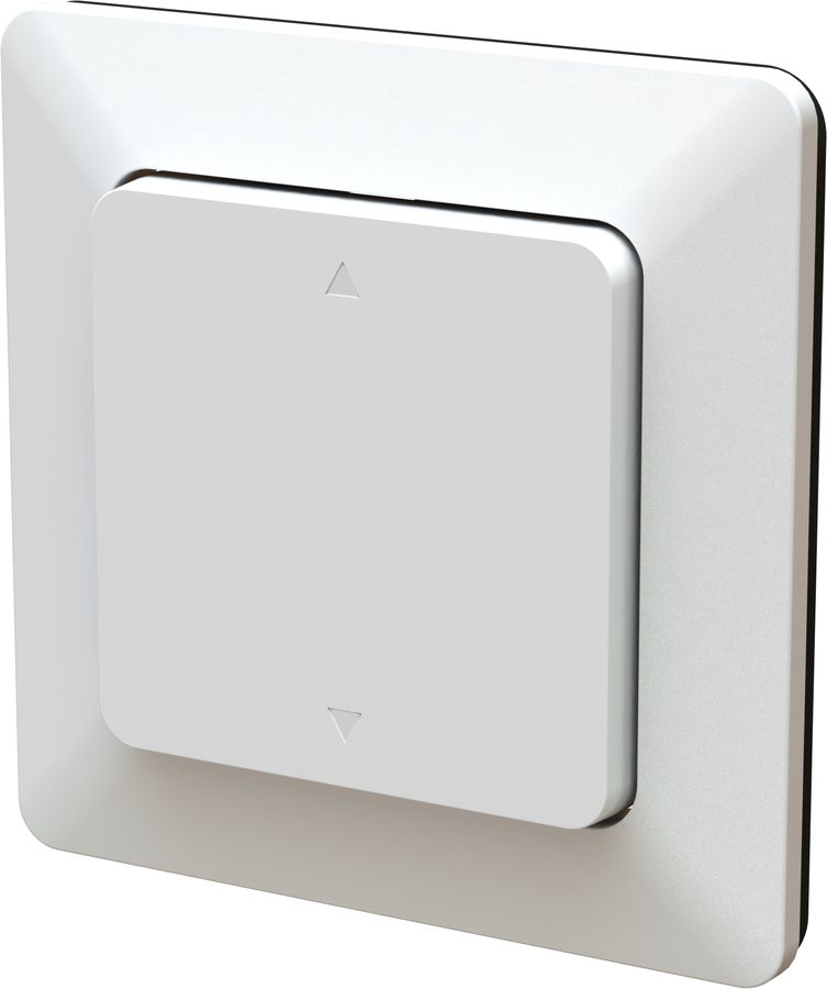 Wippschalter Storen UP Steckklemme priamos weiss