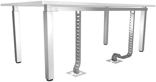 garniture serpentine de câble 3 Qube 0.75-0.80m noir RAL9005