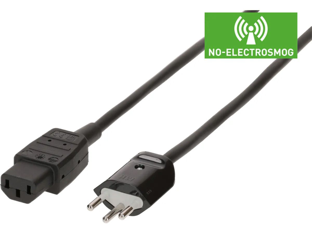 cavo per apparecchi TD S05VSTV-F3G1.0 2m ne schermato tipo 12/C13