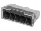 borne de dérivation sans vis 0.5-2.5mm2 5 pôles
