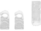 kit de clips pour câbles 10mm transparent