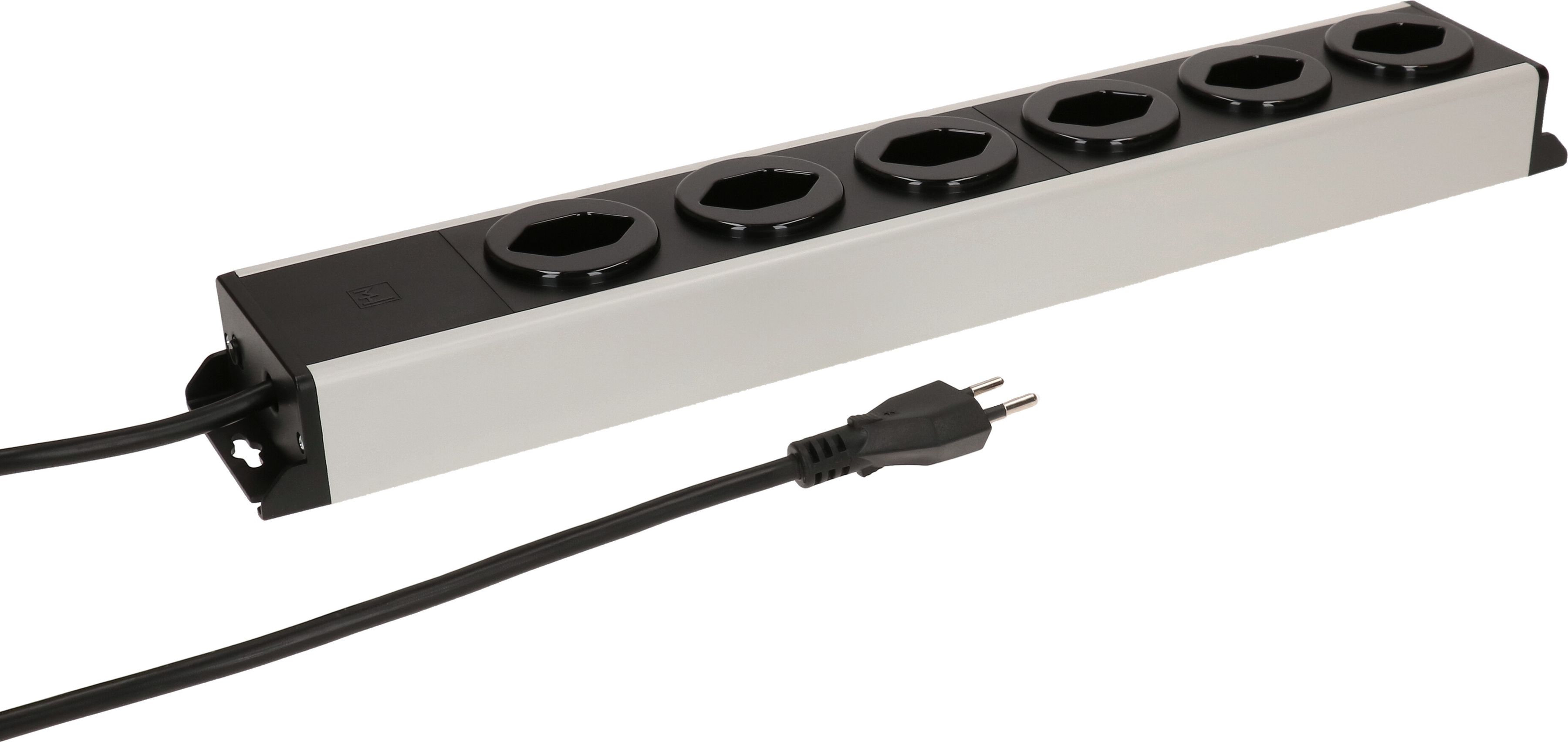 multiprise Power Line 6x type 13 gris/noir 1.5m