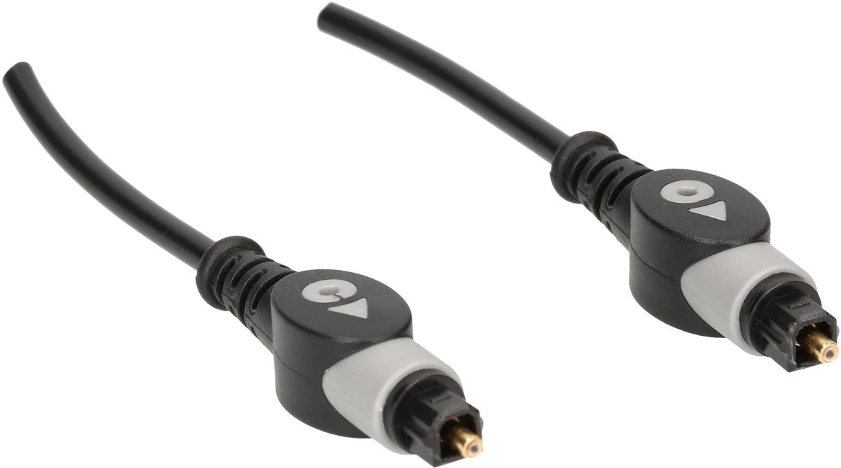 câble à fibre optique 1.5m noir