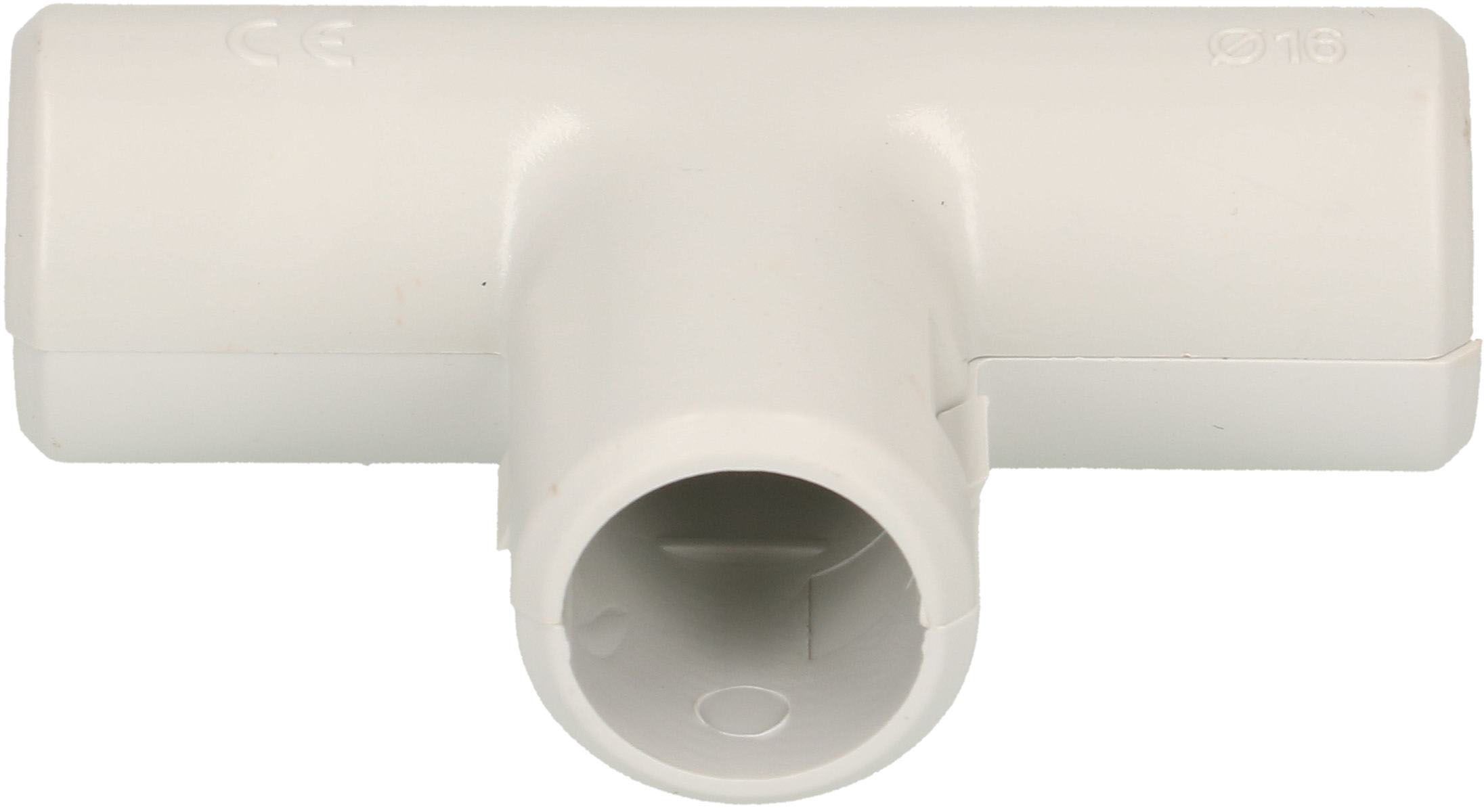 raccord T TIT M16 en 2 parties gris / 3 pièces