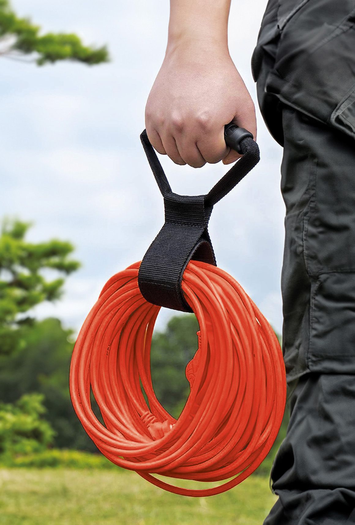 organiseur de rallonge noir