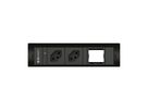 CUBOBOX bloc multiprise noir S 3 fois 2x type 13 1x module vide