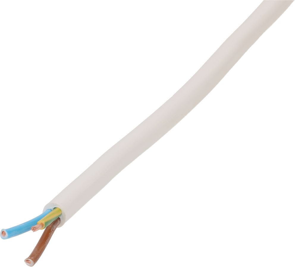 câble TD H05VV-F3G1.5 50m blanc