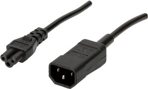 câble d'appareil TD H03VV-F3G0.75 1.5m noir type C14/C5