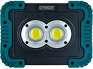 projecteur de travail LED 2x 10W fonctionnement batterie nr/bl