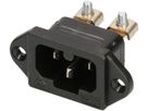 spina dell'apparecchio tipo C16A 3 poli nero