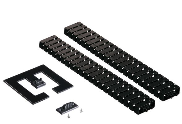 garniture serpentine de câble Flex II 1.30m noir RAL9005