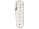 multiprise Prime Line 6x type 23 blanc interrupteur 3m