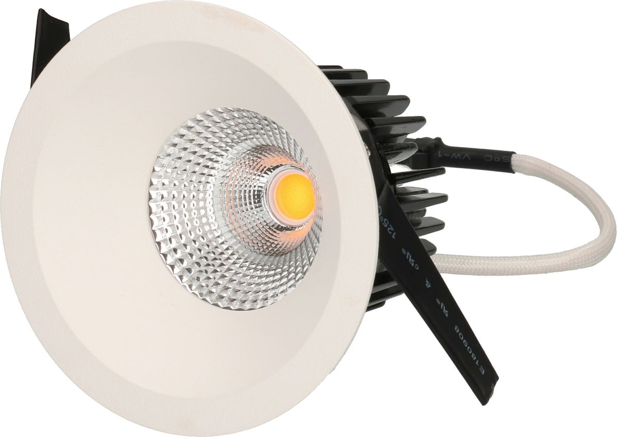 LED-Einbauspot ATMO Ø80 weiss 3000K 960lm 38°