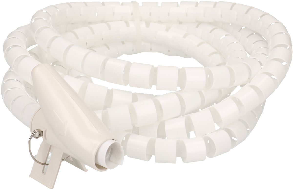 tube spirale D=15mm blanc L=3m