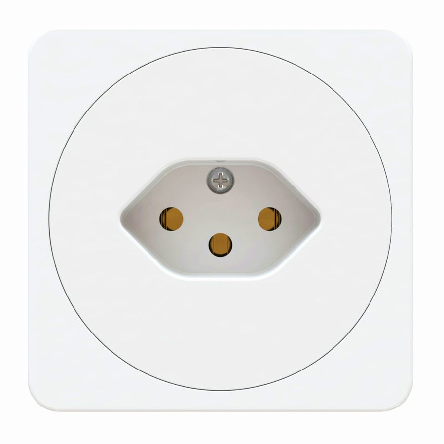 presa 1x tipo 13 dim.1x1 AP maxONE bianco