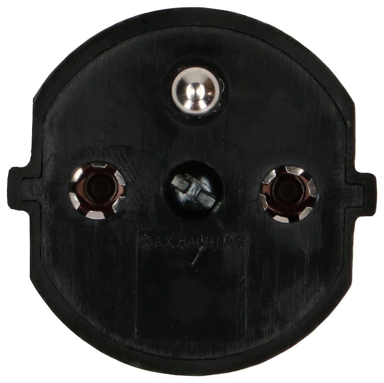 adaptateur fixe type 23 / Schuko CEE 7/7 avec joint noir