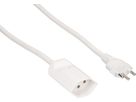 rallonge TD H05VV-F3G1.5 10m blanc avec indicateur d'activité