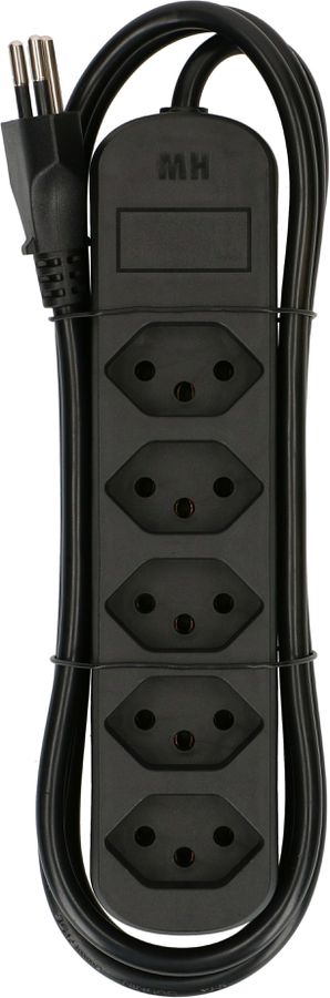 Steckdosenleiste Basic Line 5x Typ 13 schwarz 1.5m