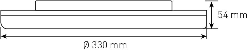 plafonnier et applique LED FLAT CCT 33 NOT 25W CCT 2750lm