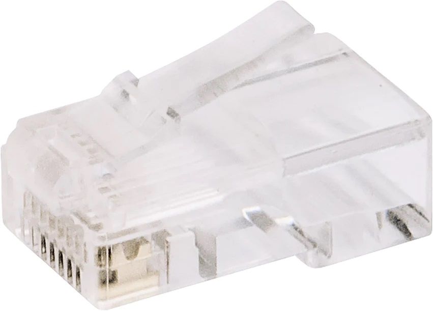 connettore di rete RJ45 transparente 4 pezzi