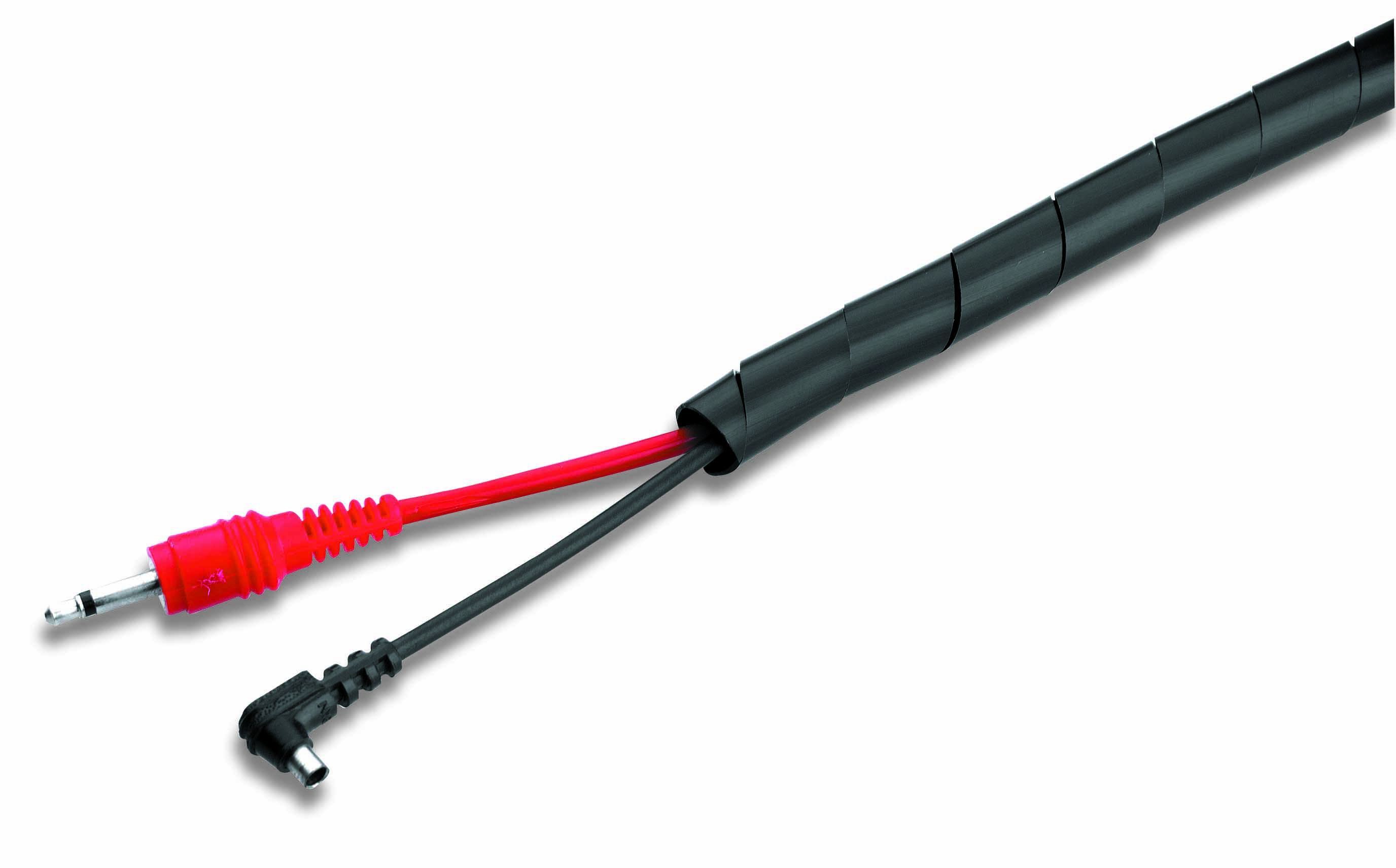 Bande en spirale ép. de botte 4-20mm larg. d'hélice 7.0mm noir