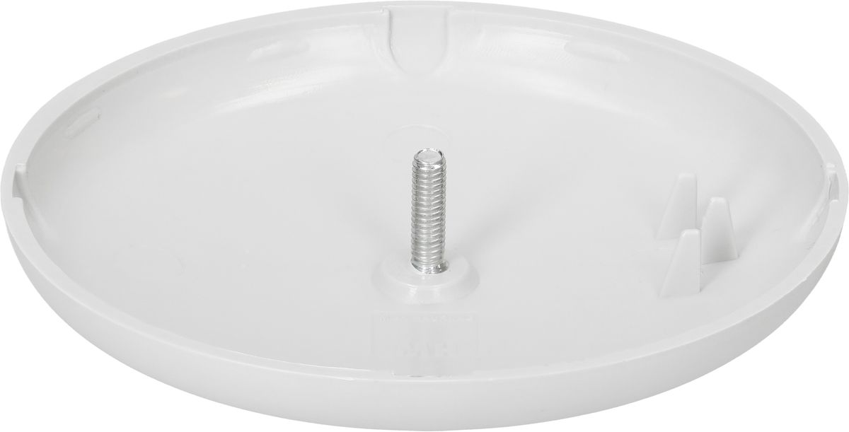 rosette de plafond rond barre gris clair