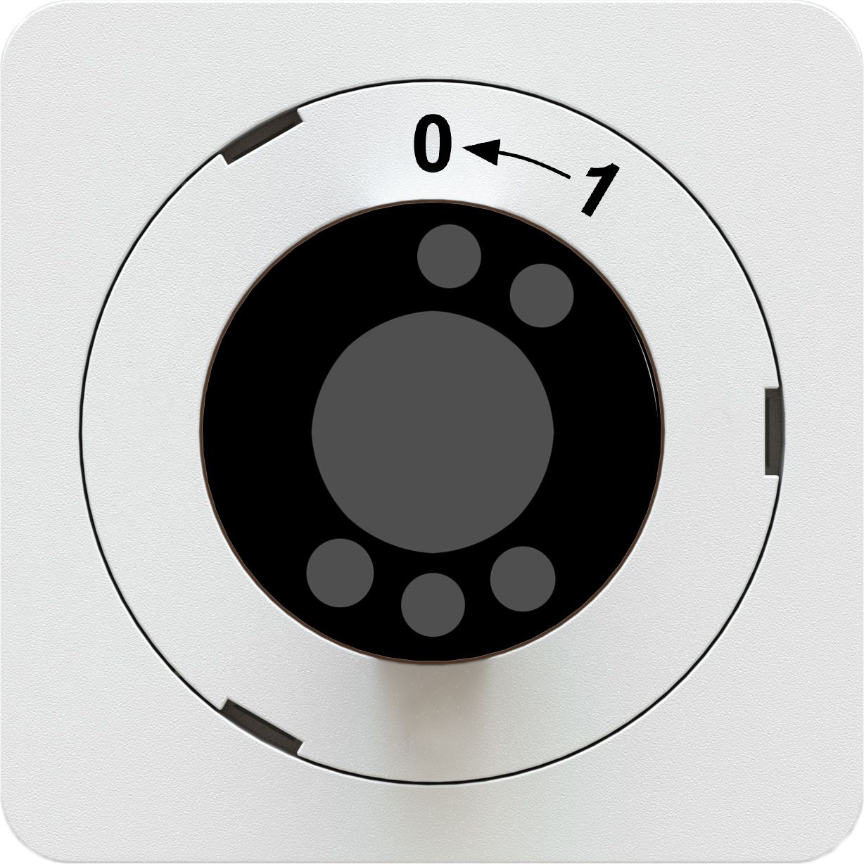 contact pivotant à clé s.cyl. NO/2L 0<=1 in. +pl.fr. priamos bc