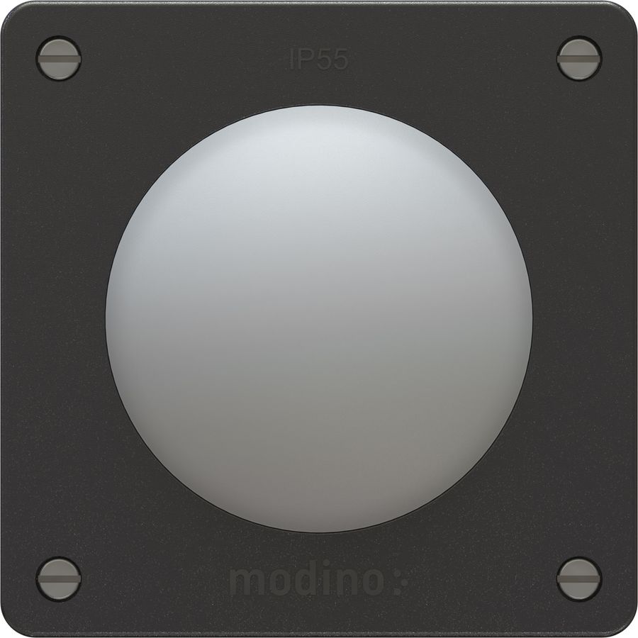 interrupteur à poussoir schéma 3 insert +set frontal exo IP55 nr