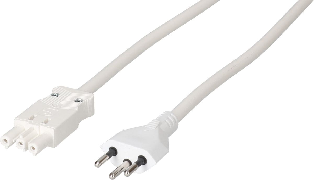 câble de raccordement TD H05VV-F3G1.5 3m blanc type 12 / AC 166