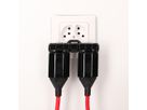 multi adaptateur clip-clap 2x type 13 3 pôles noir BS