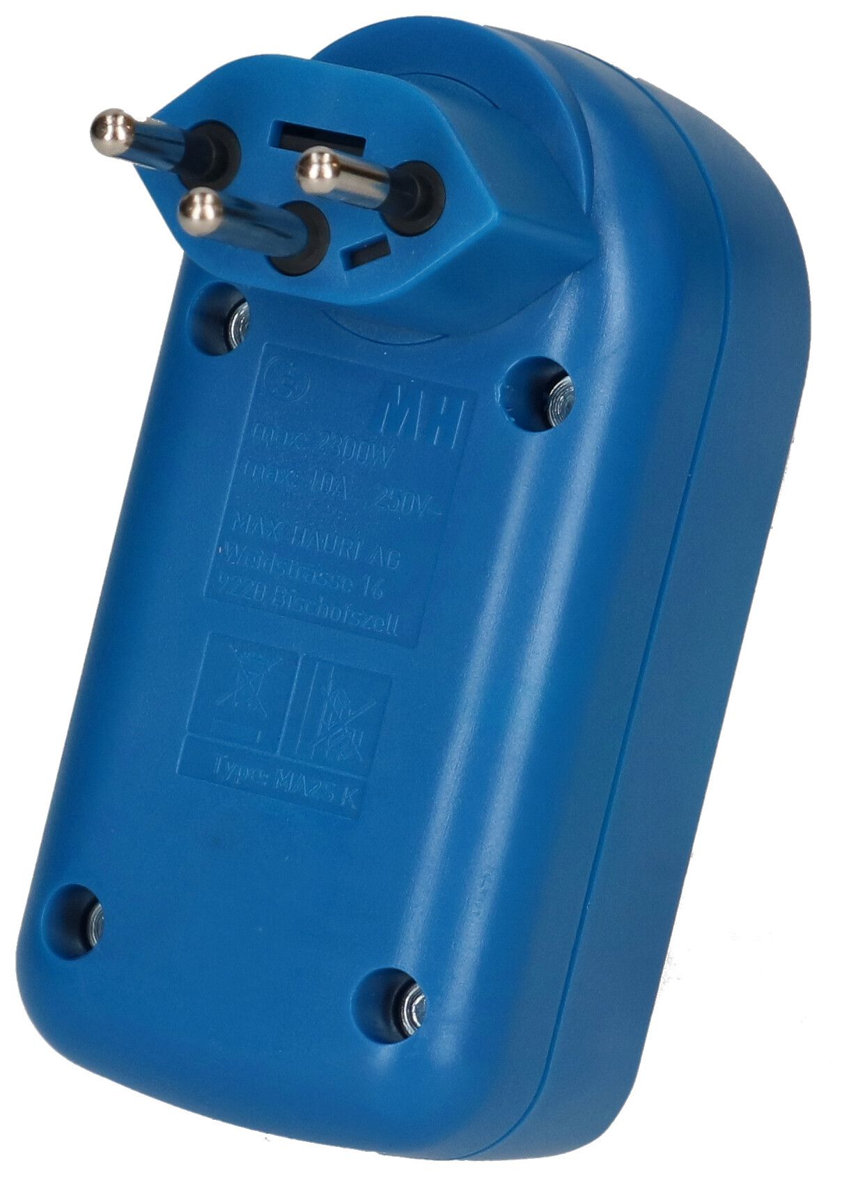 Multi adaptateur ADAPT 2x type 13 bleu rotatif interr. BS