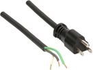 Cordon USA SJ3x18AWG noir L=2,0m