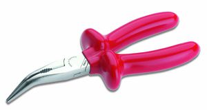 1000V Pince tél. DIN ISO5745 mâchoires courbes pointe ovale 160mm