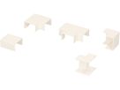 Connessione canalina 20x10mm bianco assortito 5 pz.