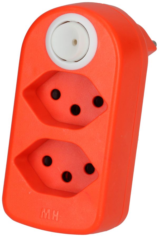 Multi adaptateur ADAPT 2x type 13 or fluo rota. interr. BS