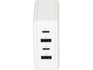 adaptateur de charge rapide USB 2x USB-C PD 2x USB-A 65W blanc