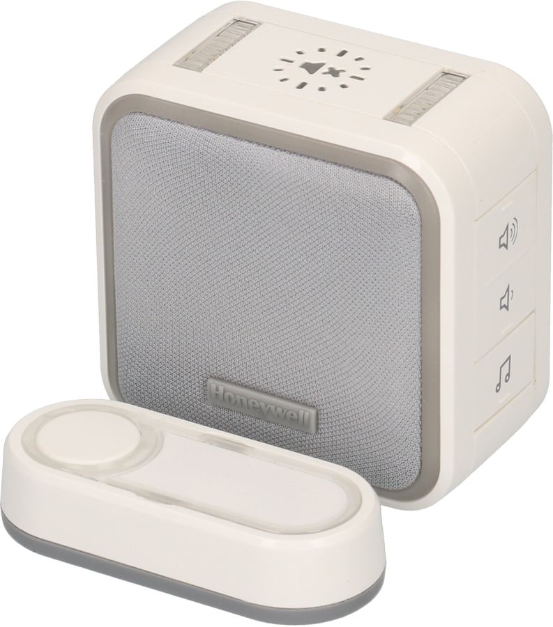 Gong-Kit drahtlos RW=150m weiss Eurostecker LED-Blitz Lichtring