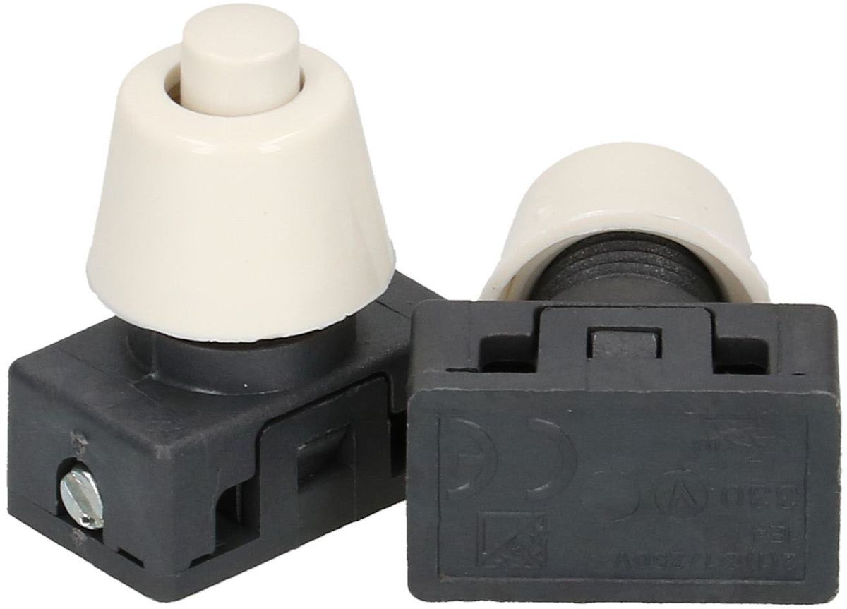 Interrupteur à poussoir ENC 1 pôle AUS 2(1)A, 250 V