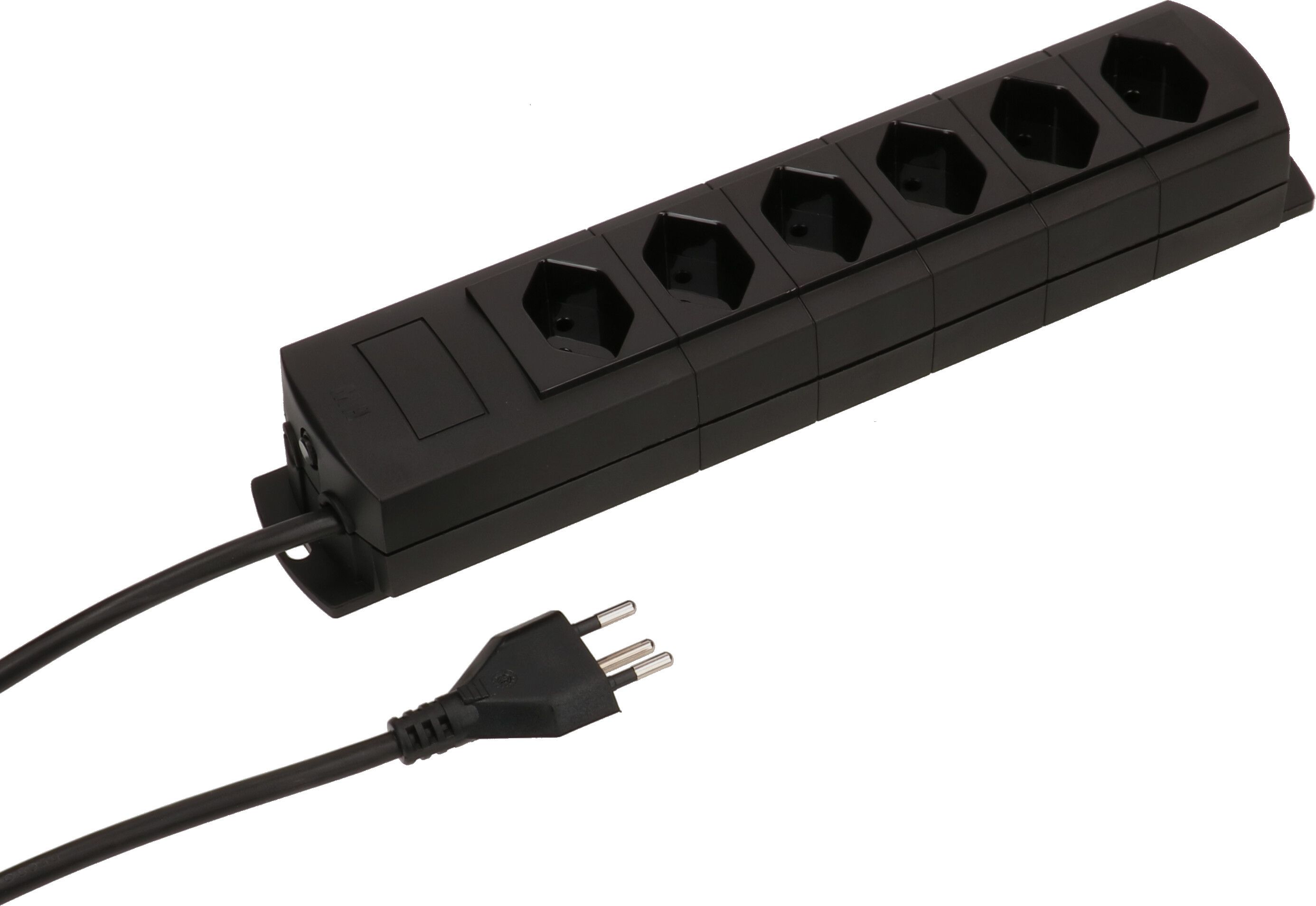 multiprise Prime Line 6x type 13 noir aimant 3m