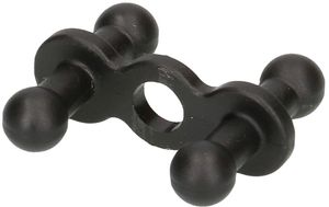 double couplage Easy-Connect 2K noir RAL9005