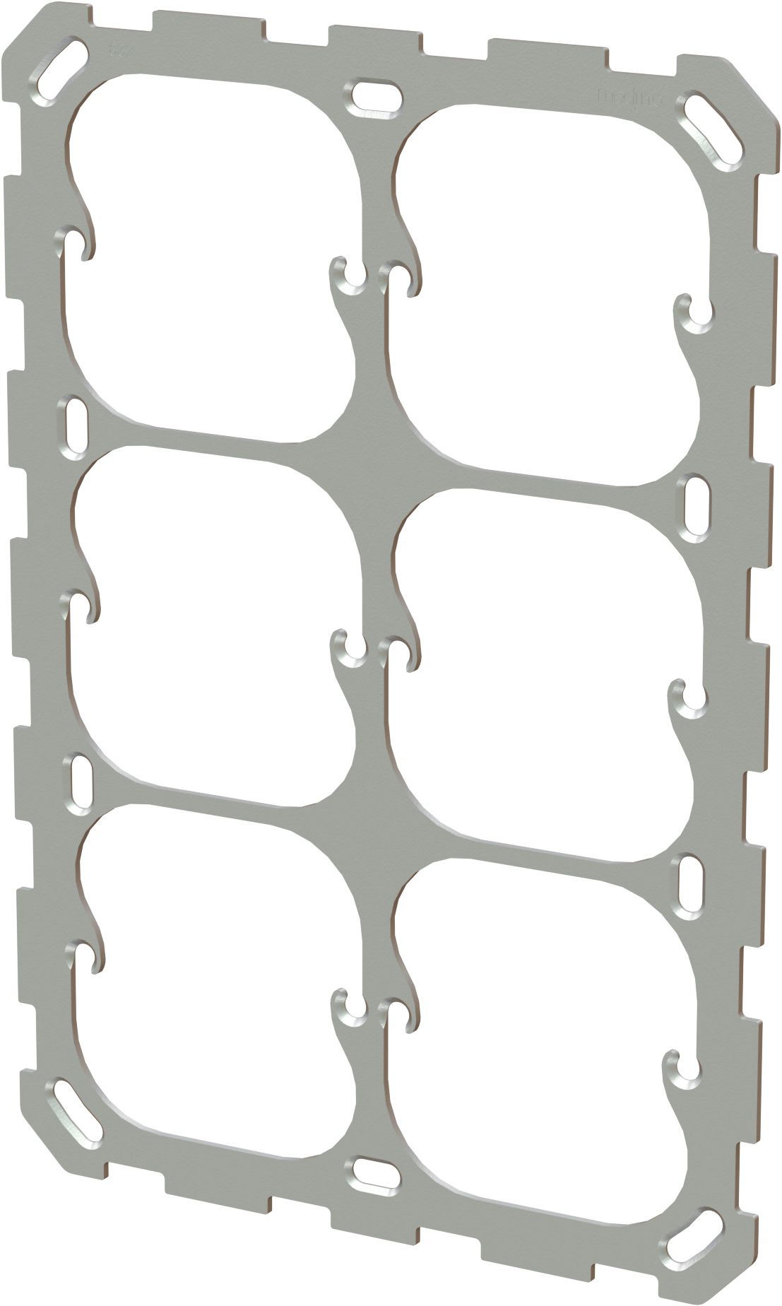 piastra di fissaggio dim.3x2 modino
