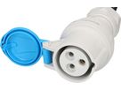 rallonge CEE +FI interrupteur intermédiaire de protection 3m IP44